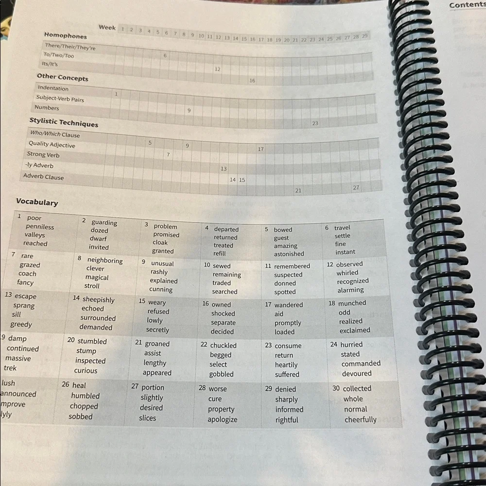 IEW curriculum Fix It! Grammar: Level 1 Nose Tree [Teacher's Manual only] spiral